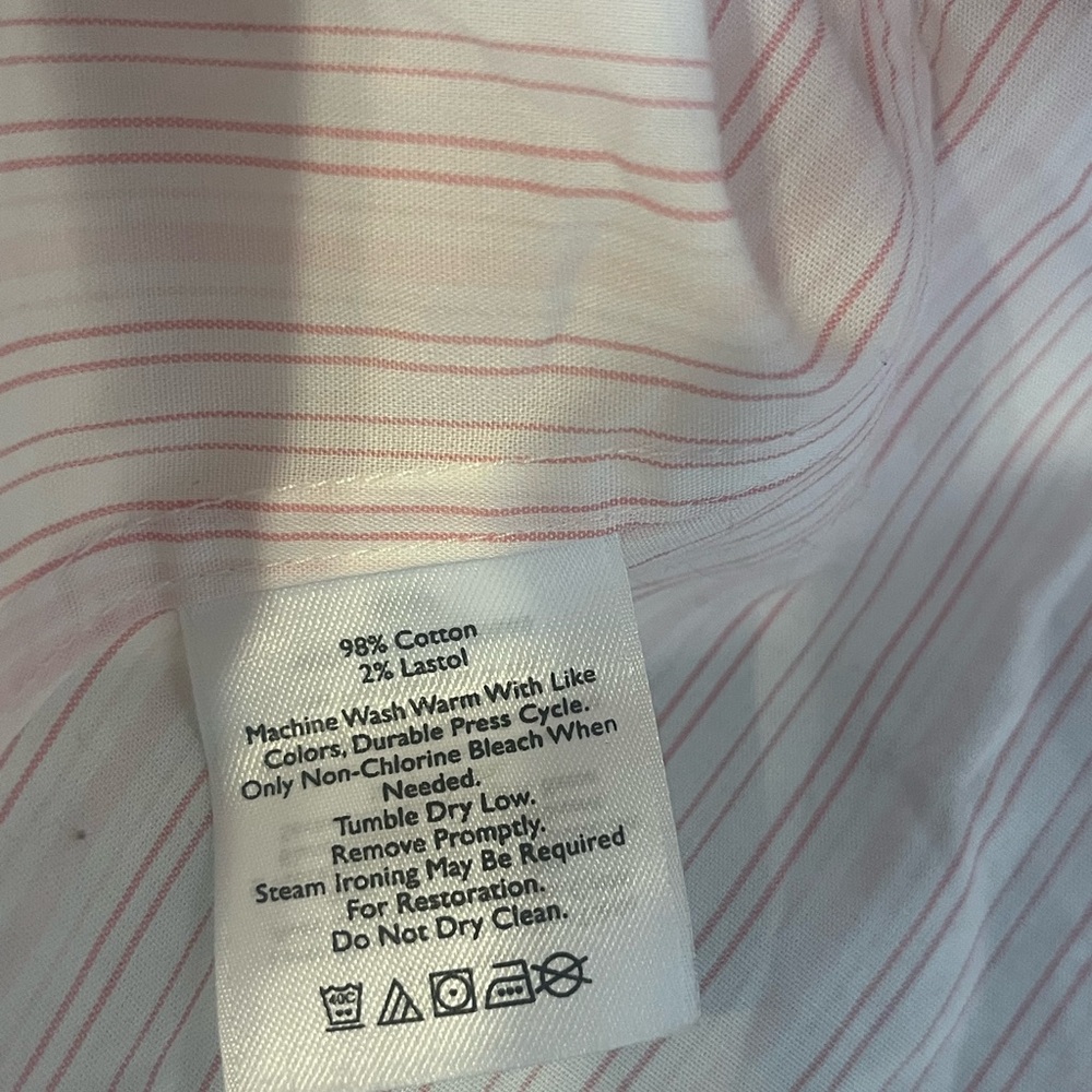 Eddie Bauer Women’s XL Button Down Shirt Bundle Light Green and Pink Stretch - Picture 10 of 10
